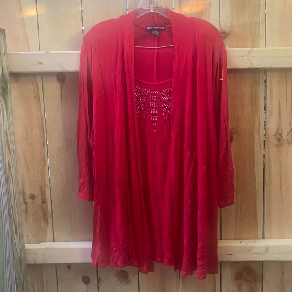 Susie in the city cardigan sz. 2X